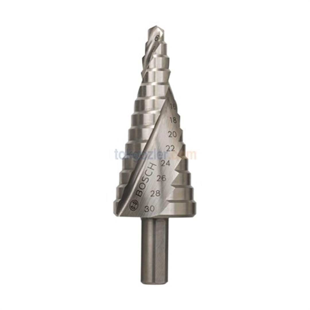 Bosch HSS 13 Kademeli Metal Matkap Ucu 6-30 mm