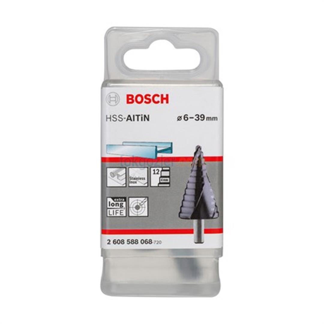 Bosch HSS-AlTiN 12 Kademeli Metal Matkap Ucu 6-39 mm