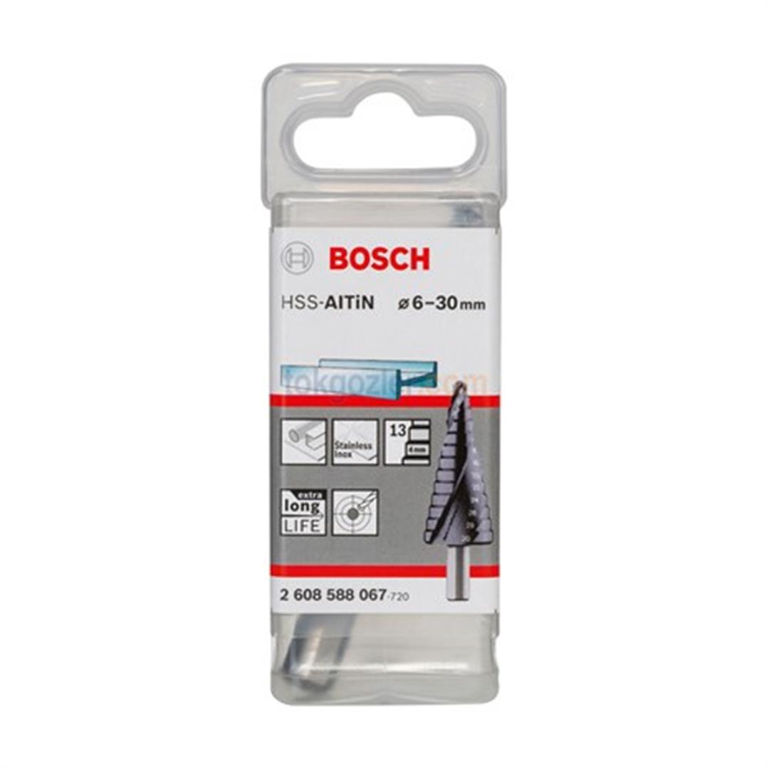 Bosch HSS-AlTiN 13 Kademeli Metal Matkap Ucu 6-30 mm