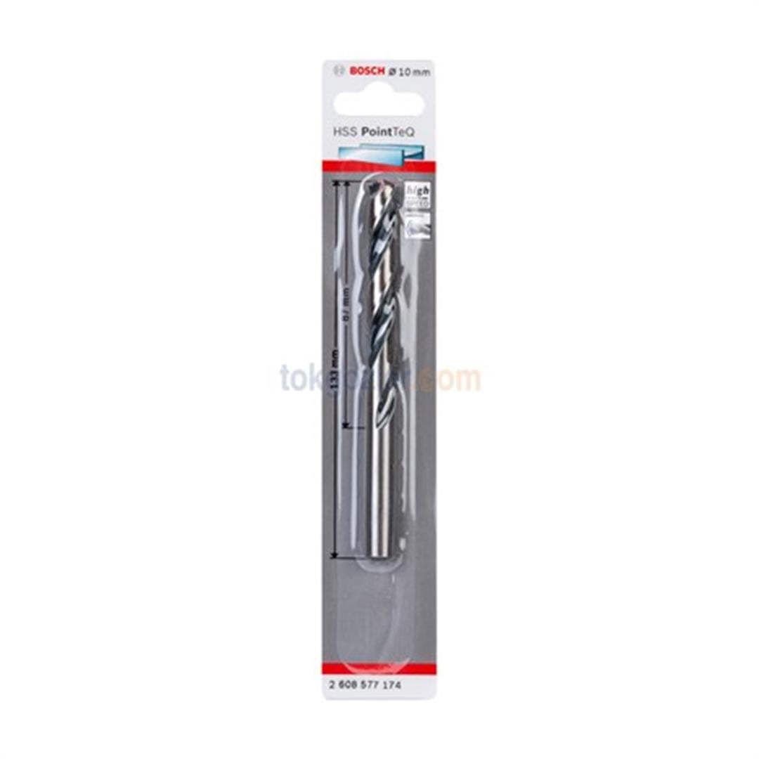 Bosch HSS PointTeQ Spiral Metal Matkap Ucu 10 mm