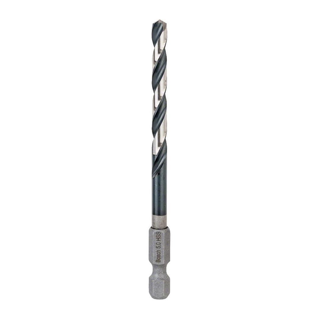Bosch Impact Control HSS Altıgen Şaftlı Spiral Metal Matkap Ucu 5.0x91 mm