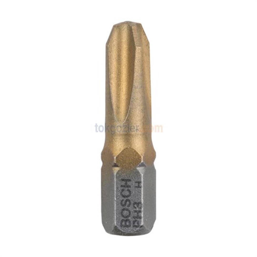 Bosch MaxGrip Vidalama Ucu PH3x25 mm 3lü Paket
