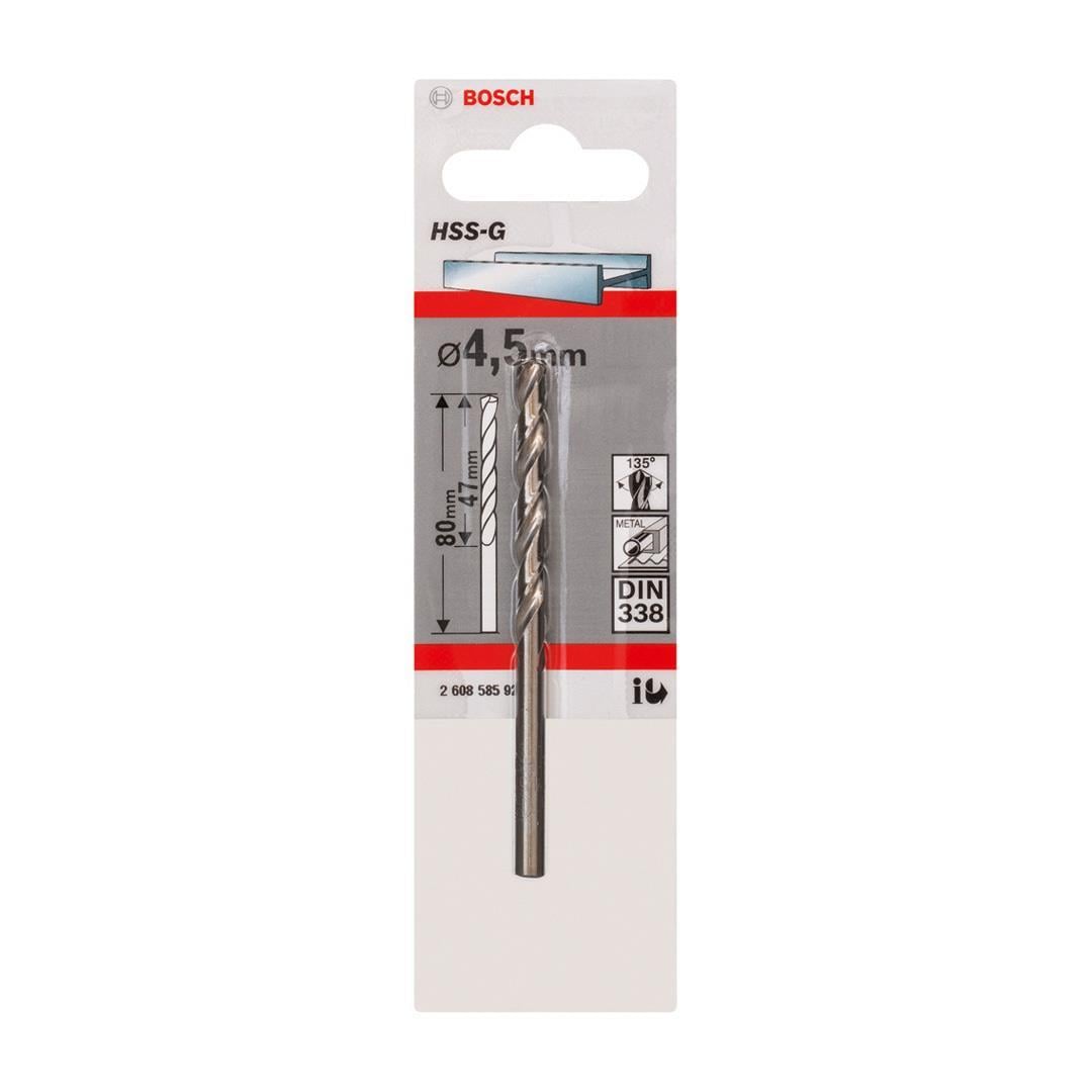 Bosch Metal Matkap Ucu HSS-G 4.5x80 mm