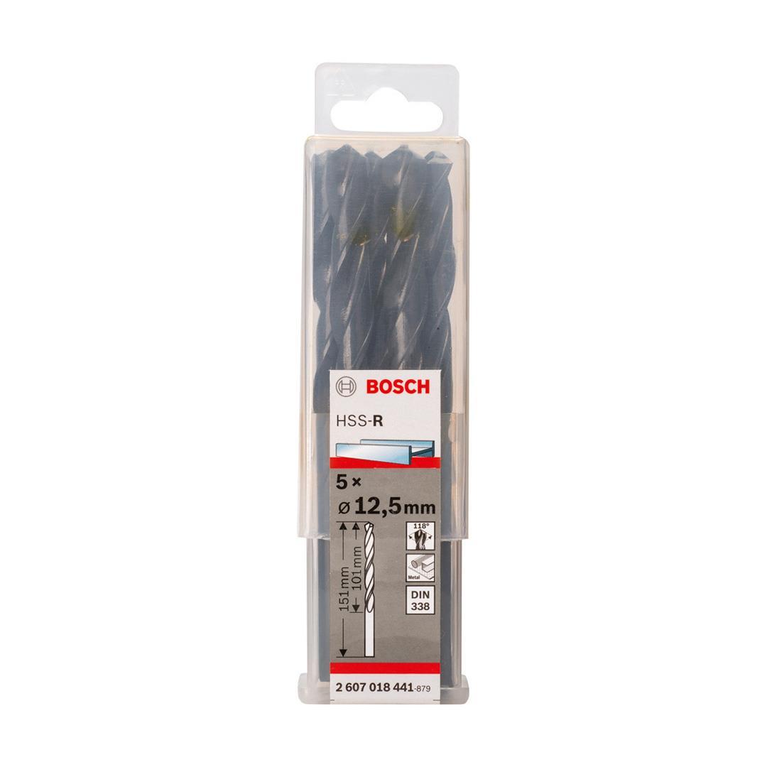 Bosch Metal Matkap Ucu HSS-R 12.5x151 mm 5li Paket
