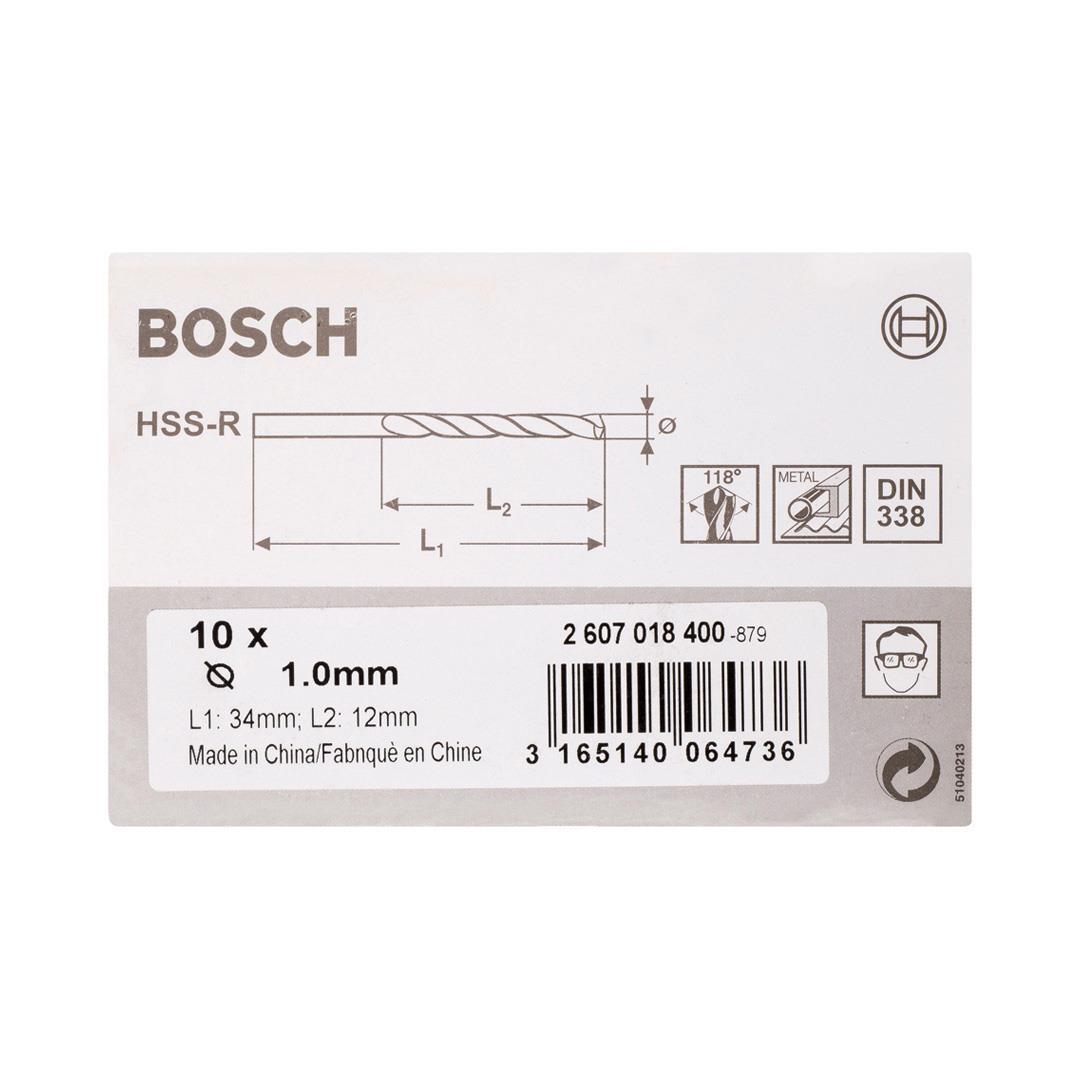 Bosch Metal Matkap Ucu HSS-R 1x34 mm 10lu Paket