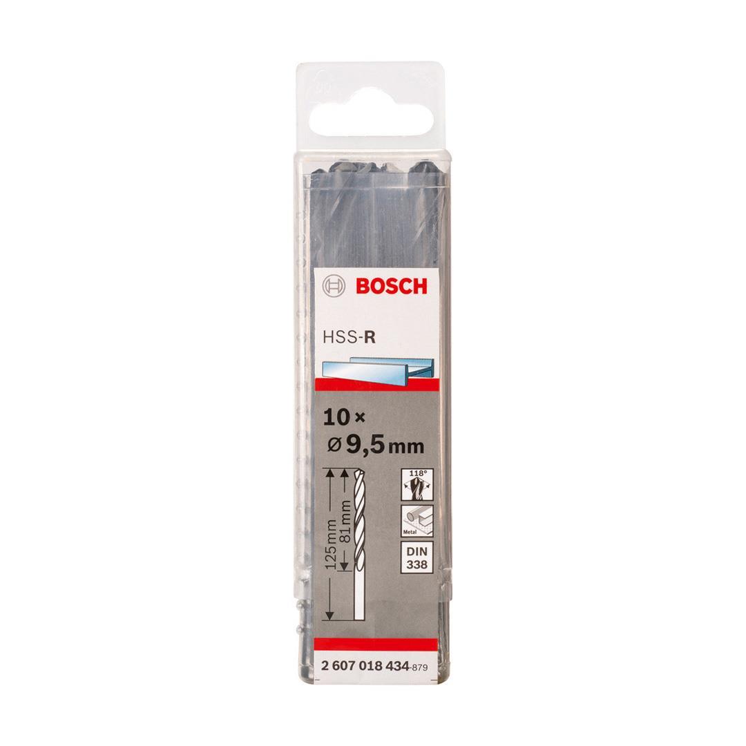 Bosch Metal Matkap Ucu HSS-R 9.5x125 mm 10lu Paket