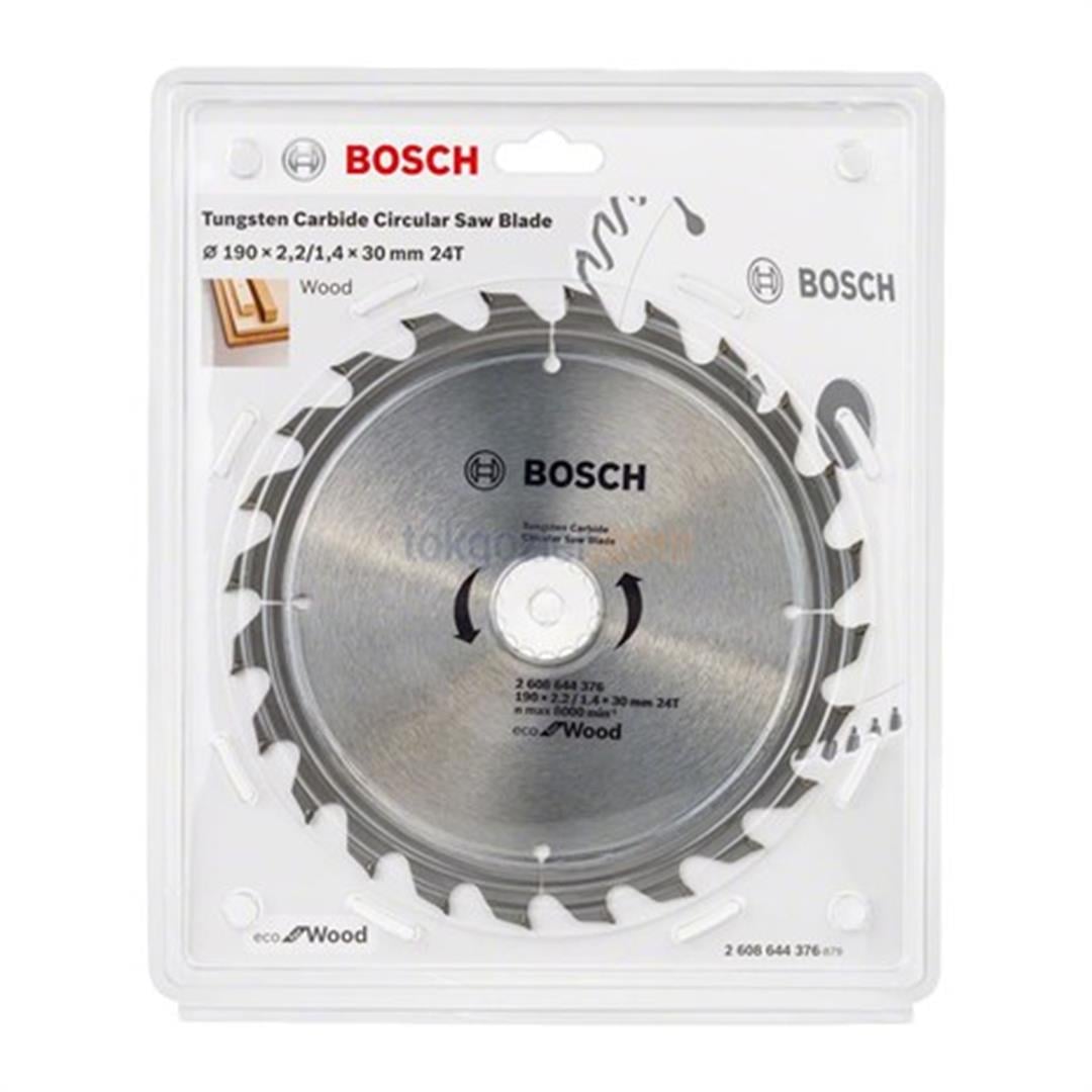 Bosch Optiline Eco for Wood 190x30 mm 24 Diş Daire Testere Bıçağı