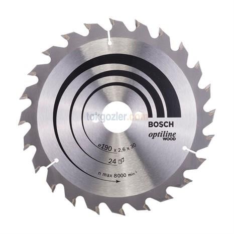 Bosch Optiline Wood 190x30 mm 24 Diş Ahşap İçin Daire Testere Bıçağı