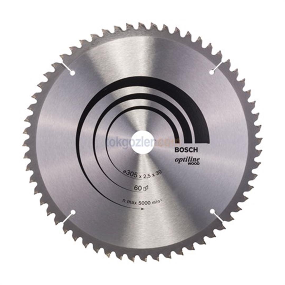 Bosch Optiline Wood 305x30 mm 60 Diş Ahşap İçin Daire Testere Bıçağı