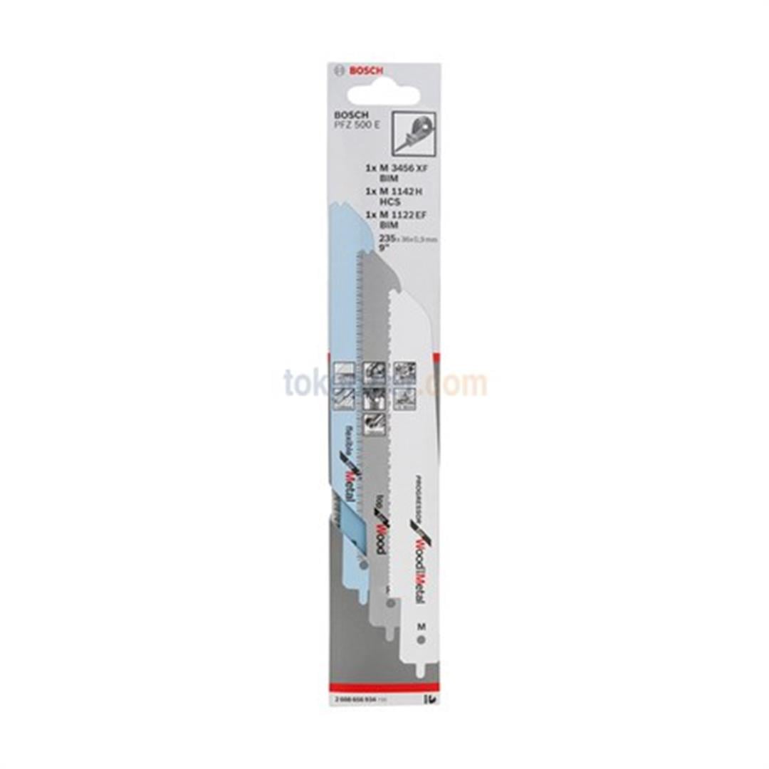 Bosch PFZ 500E Panter Testere Bıçağı Set 3lü Set Çok Amaçlı