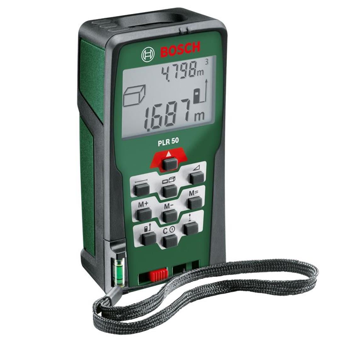 Bosch PLR 50 Lazermetre 50 mt. Dijital Uzaklık Ölçme