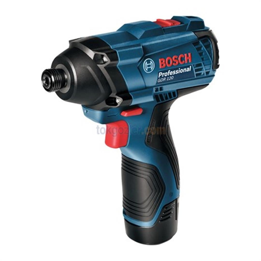 Bosch Profesyonel GDR 120-LI 12 Volt 1,5 Ah Çift Akülü Darbeli Somun Sıkma - Çantalı