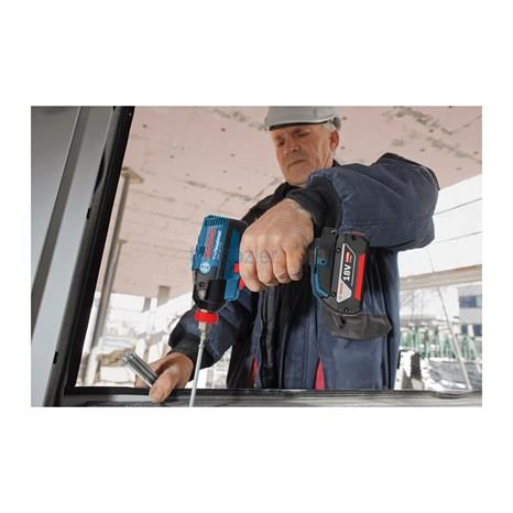 Bosch Profesyonel GDX 18 V-EC 4 Ah Çift Akülü Darbeli Somun Sıkma - Kömürsüz Motor