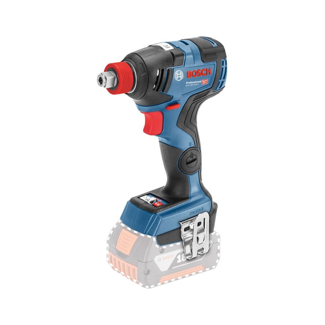 Bosch Profesyonel GDX 18V-200 C 2x5.0Ah Çift Akülü Darbeli Vidalama ve Somun Sıkma Sökme Makinesi Kömürsüz Motorlu
