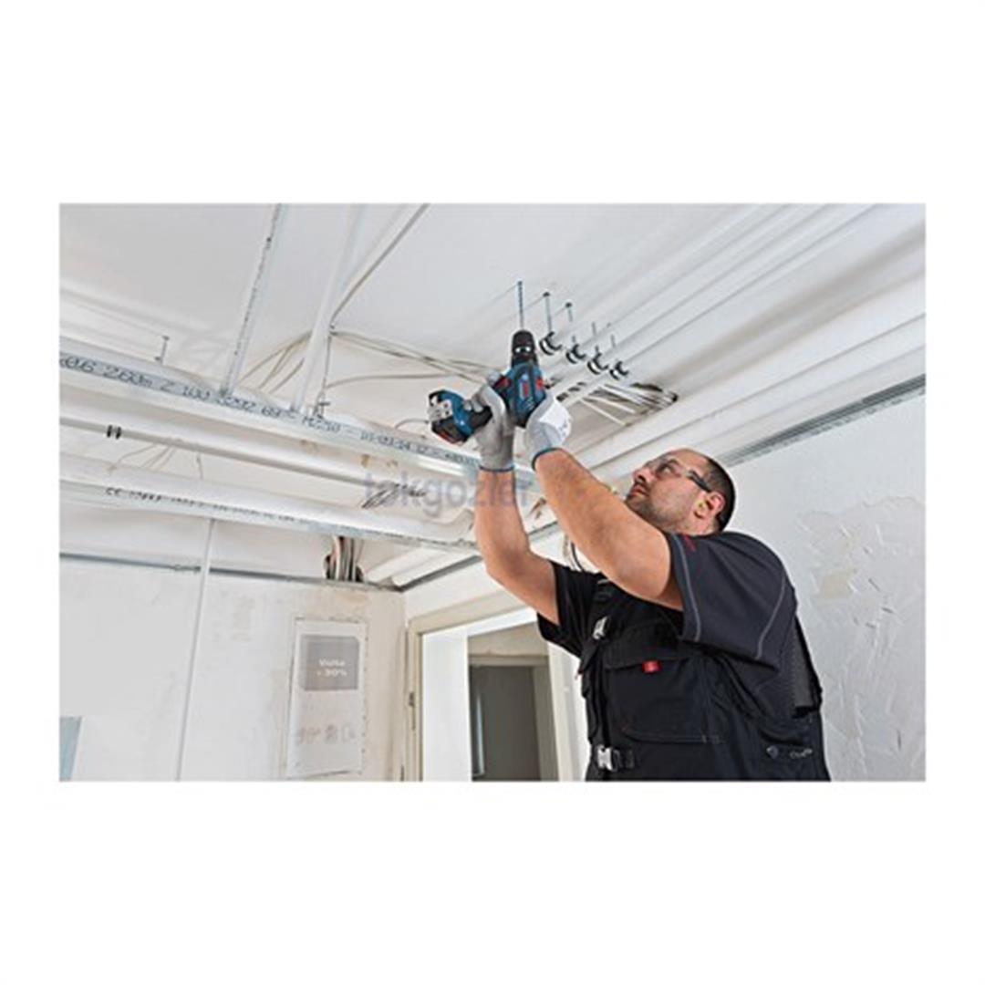 Bosch Profesyonel GSB 14,4-2-LI Plus 2 Ah Çift Akülü Darbeli Delme/Vidalama- Çantalı