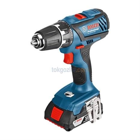 Bosch Profesyonel GSR 18-2-LI Plus 4 Ah Çift Akülü Delme/Vidalama - L-boxx Çantalı