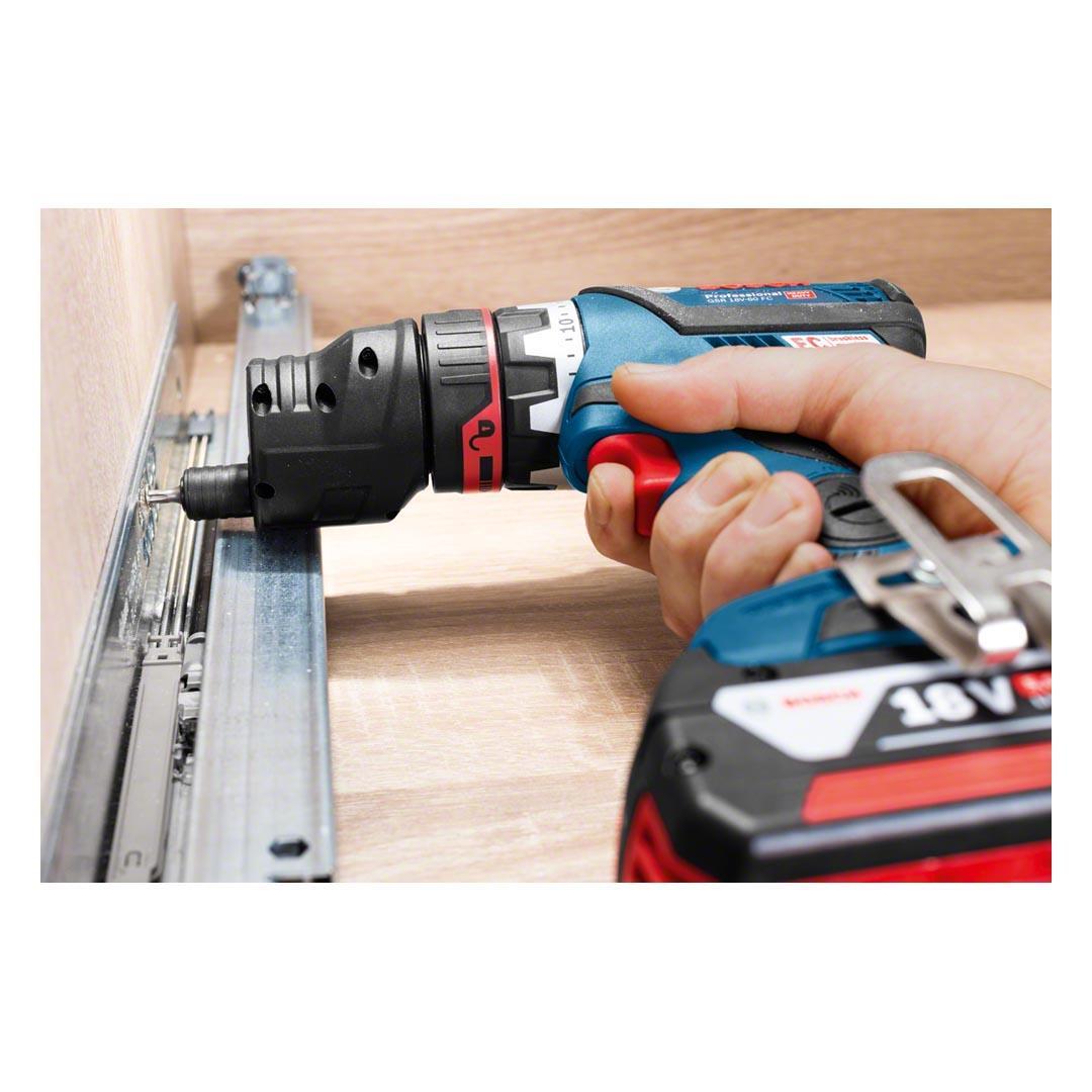 Bosch Profesyonel GSR 18V-60 FC 18 Volt 5.0 Ah Çift Akülü Delme/Vidalama Makinesi L-Boxx Çantalı