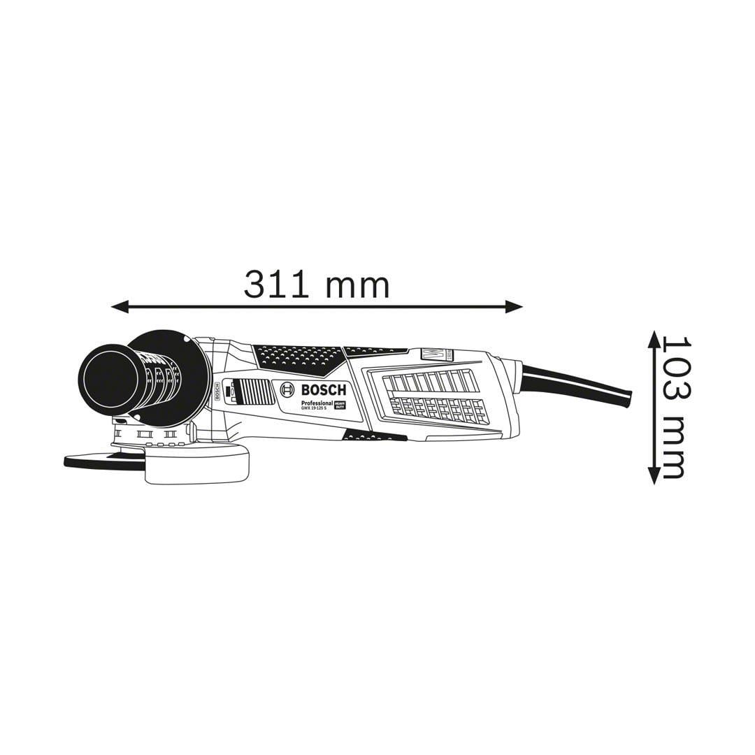 Bosch Profesyonel GWX 19-125 S X-Lock Özellikli Avuç Taşlama Makinesi 1900 Watt 125 mm