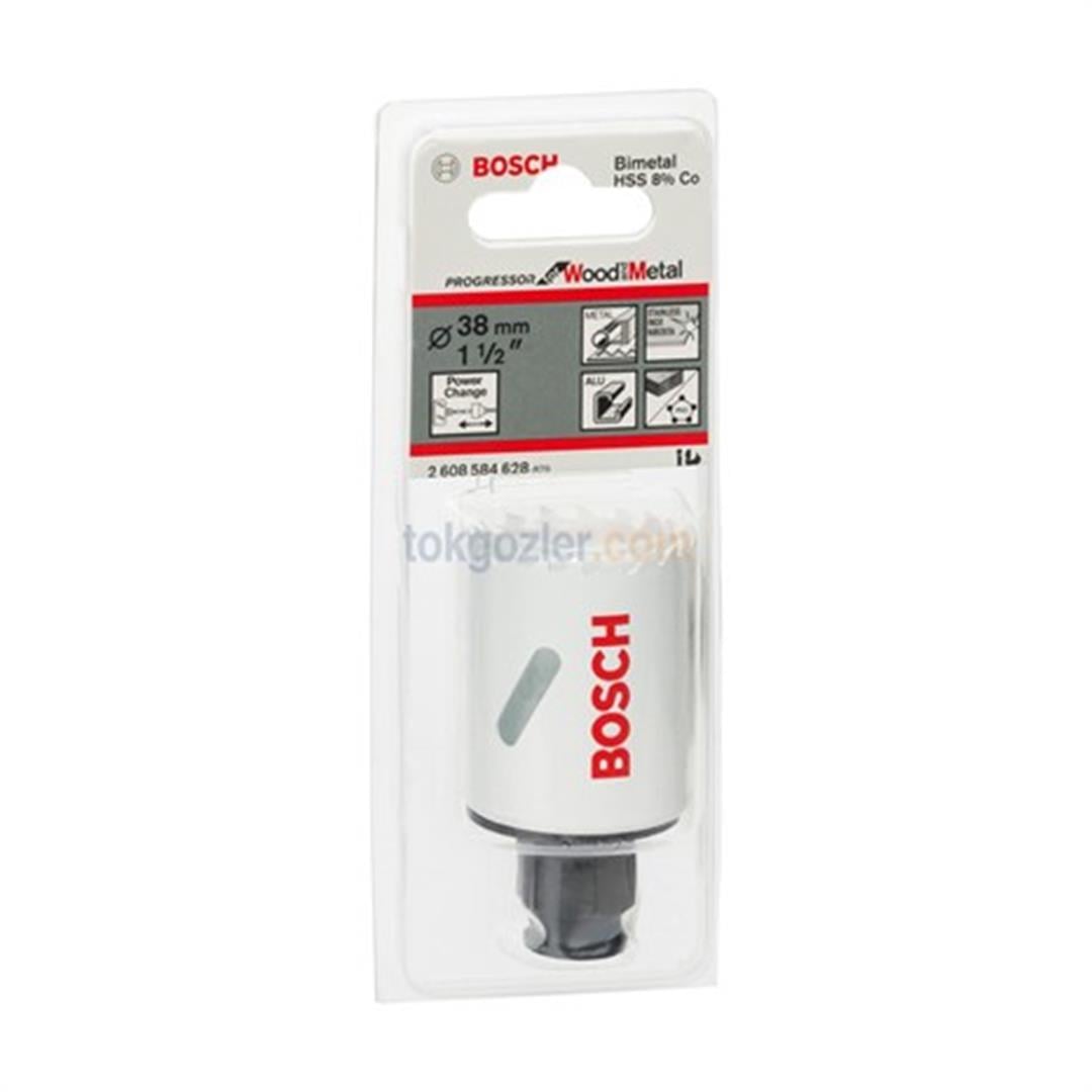 Bosch Progressor for WoodandMetal Panç - Delik Açma Testeresi 38 mm