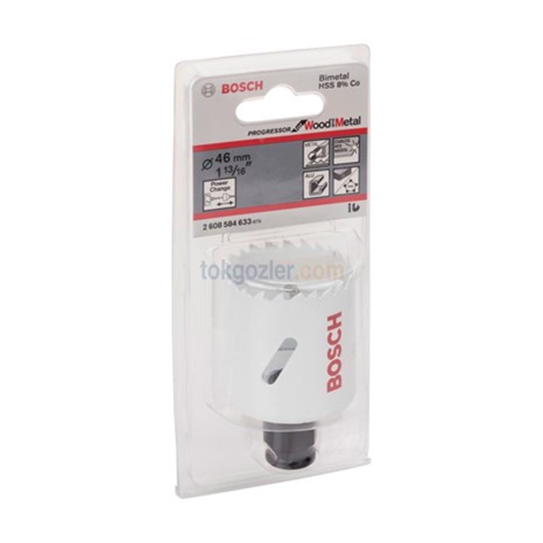 Bosch Progressor for WoodandMetal Panç - Delik Açma Testeresi 46 mm