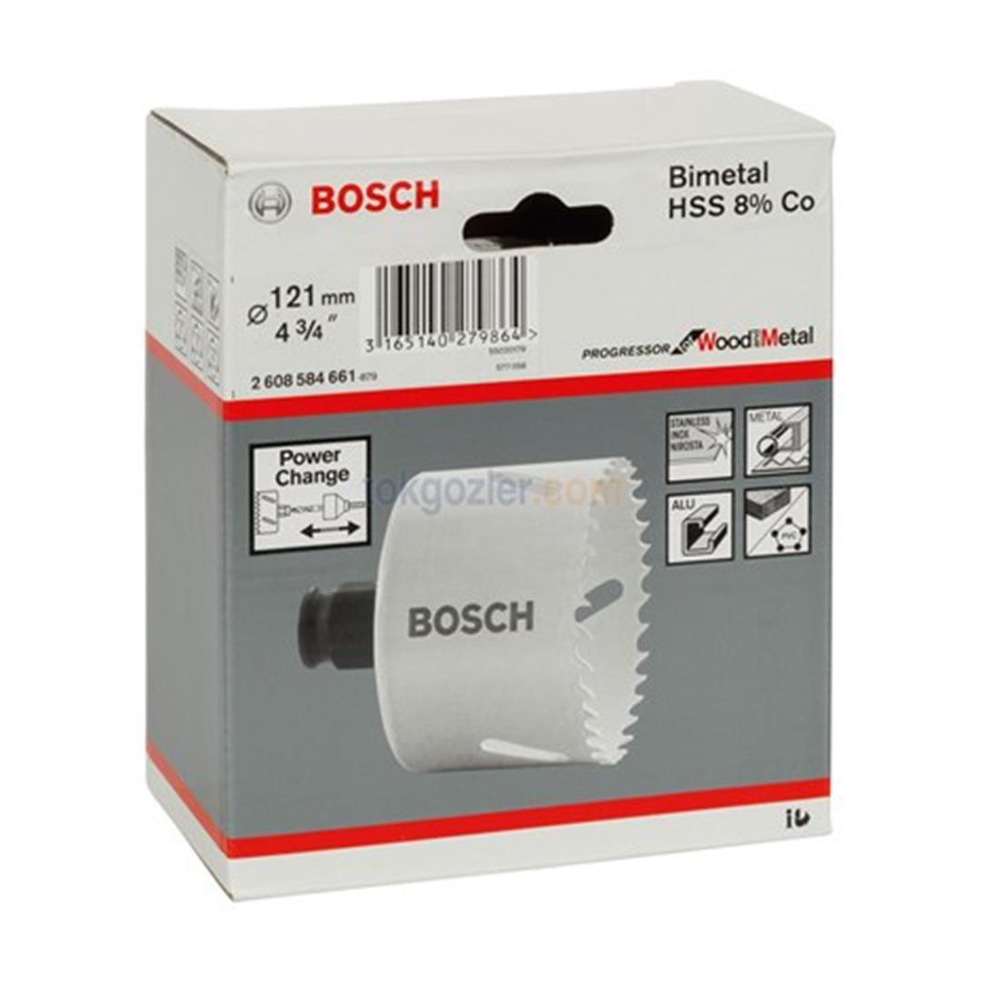 Bosch Progressor for WoodandMetal Panç - Delik Açma Testeresi 121 mm