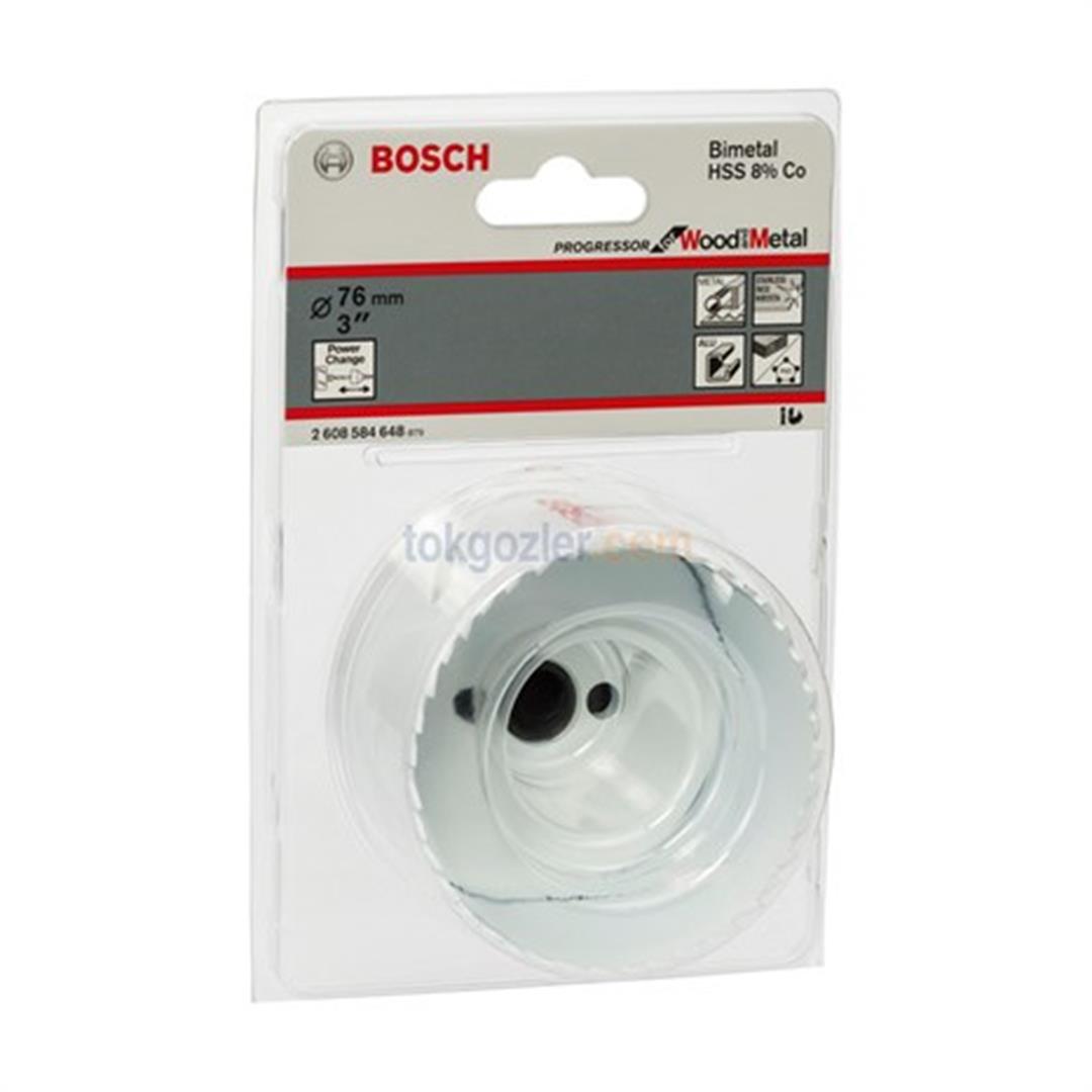 Bosch Progressor for WoodandMetal Panç - Delik Açma Testeresi 76 mm