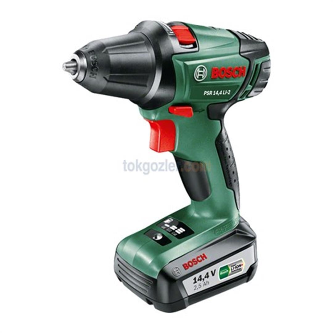 Bosch PSR 14,4 LI-2 Akülü Vidalama Makinesi - 2,5 Ah Tek Akü