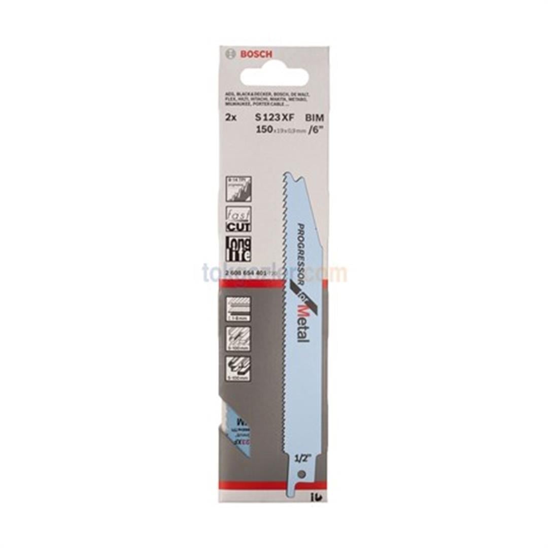 Bosch S 123 XF Progressor for Metal 2li Metal Tilki Kuyruğu Testere Bıçağı