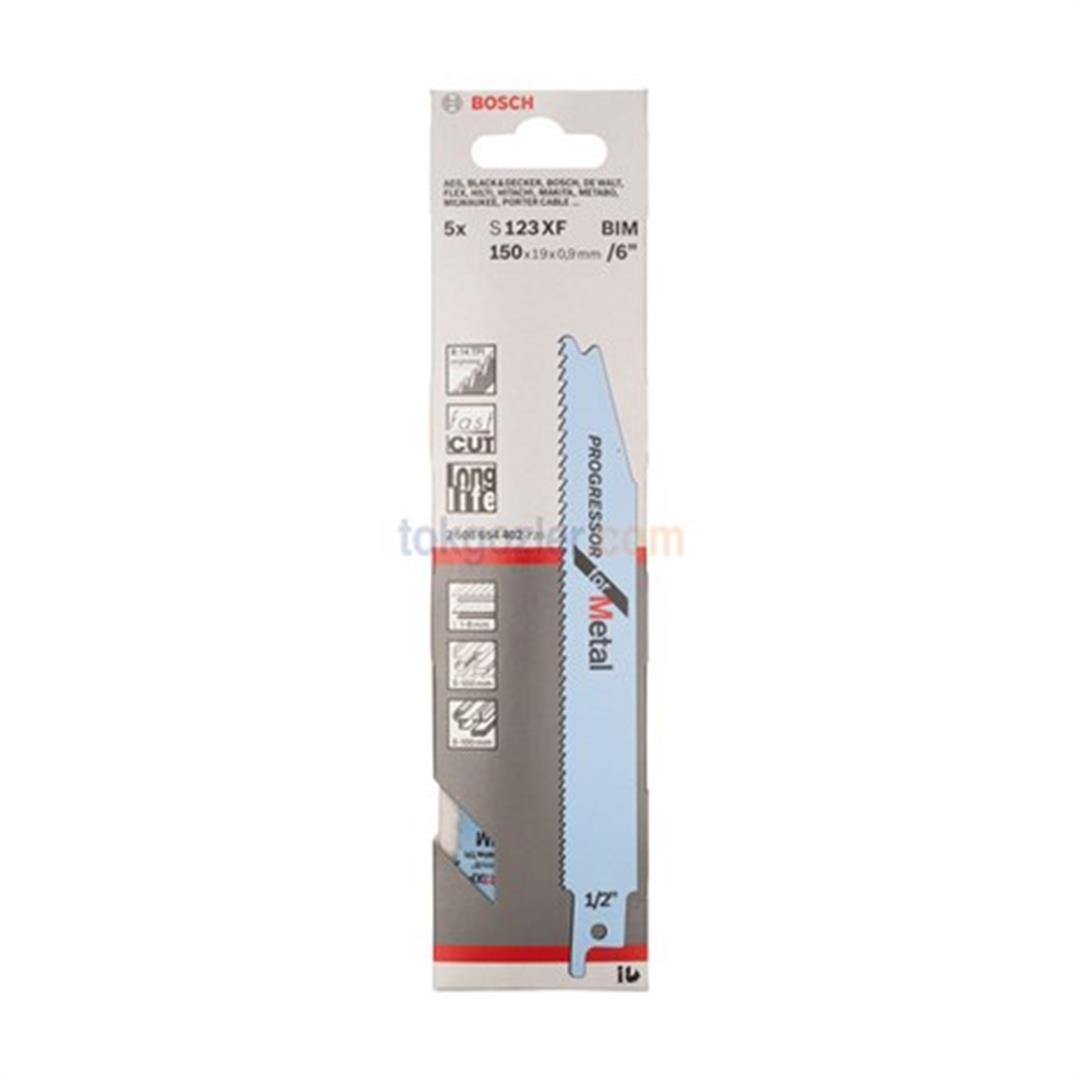 Bosch S 123 XF Progressor for Metal 5li Metal Tilki Kuyruğu Testere Bıçağı