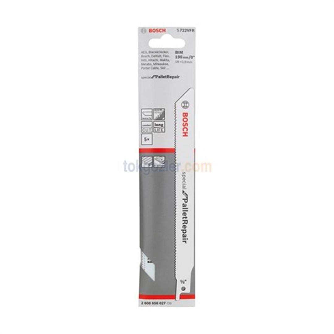 Bosch S 722 VFR Special for PalletRepair 5li Panter Testere Bıçağı