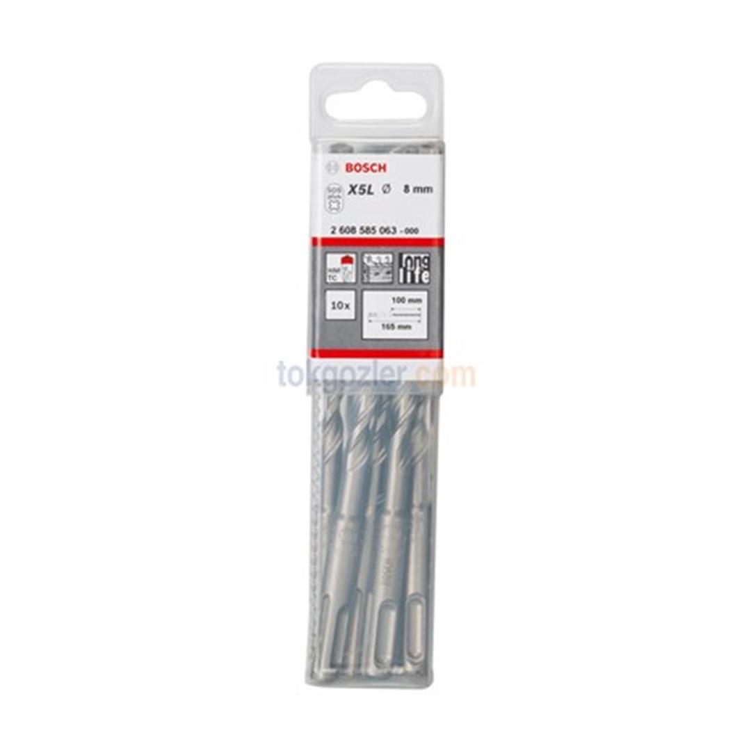 Bosch SDS-Plus-7 Kırıcı Delici Matkap Ucu 8x165 mm 10lu Paket