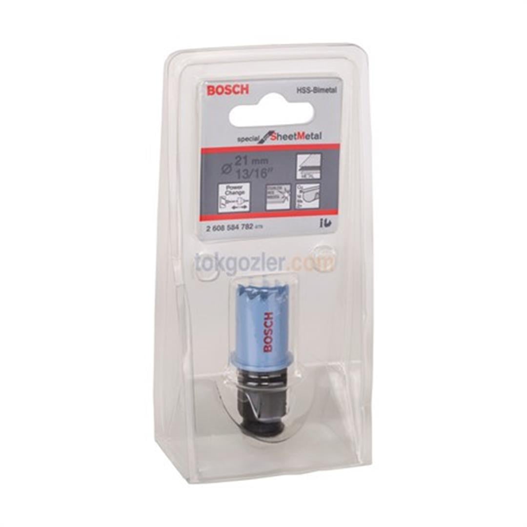 Bosch Sheet Metal Panç - Delik Açma Testeresi 21 mm