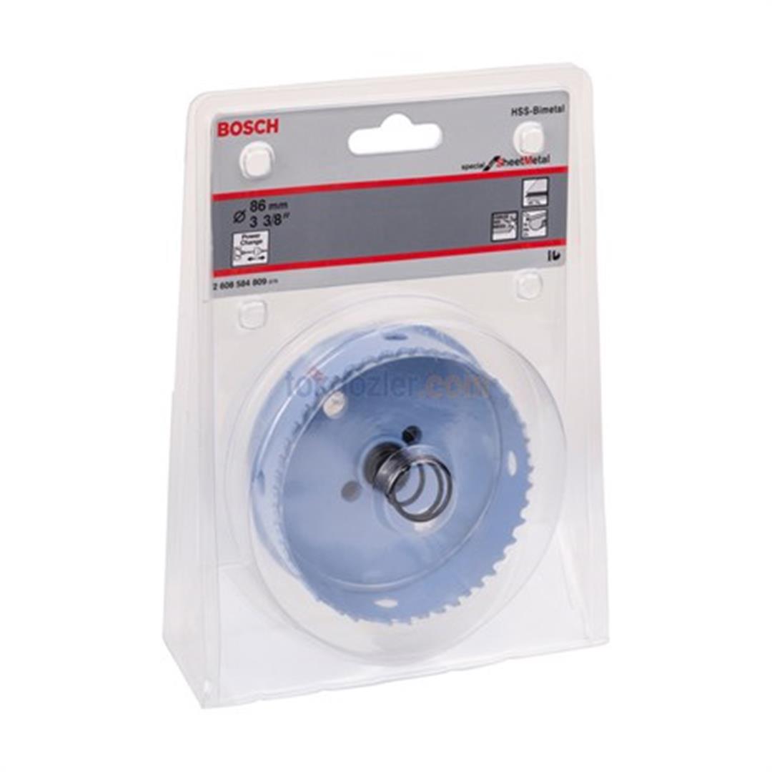 Bosch Sheet Metal Panç - Delik Açma Testeresi 86 mm