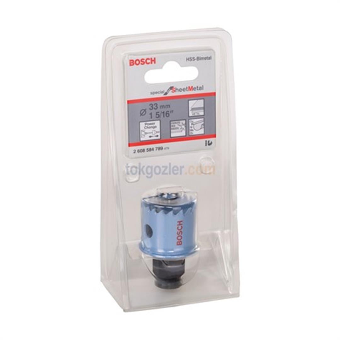 Bosch Sheet Metal Panç - Delik Açma Testeresi 33 mm
