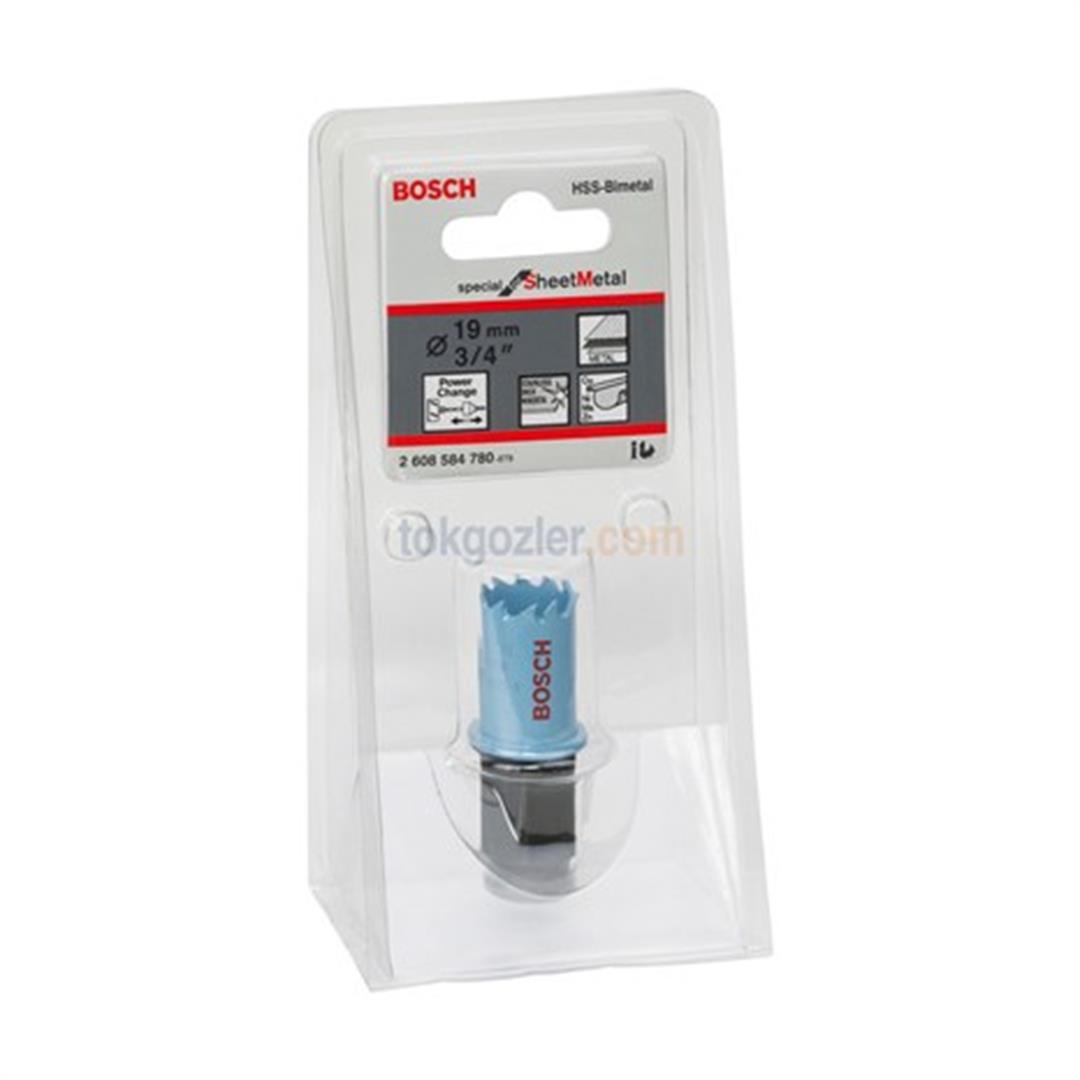 Bosch Sheet Metal Panç - Delik Açma Testeresi 19 mm