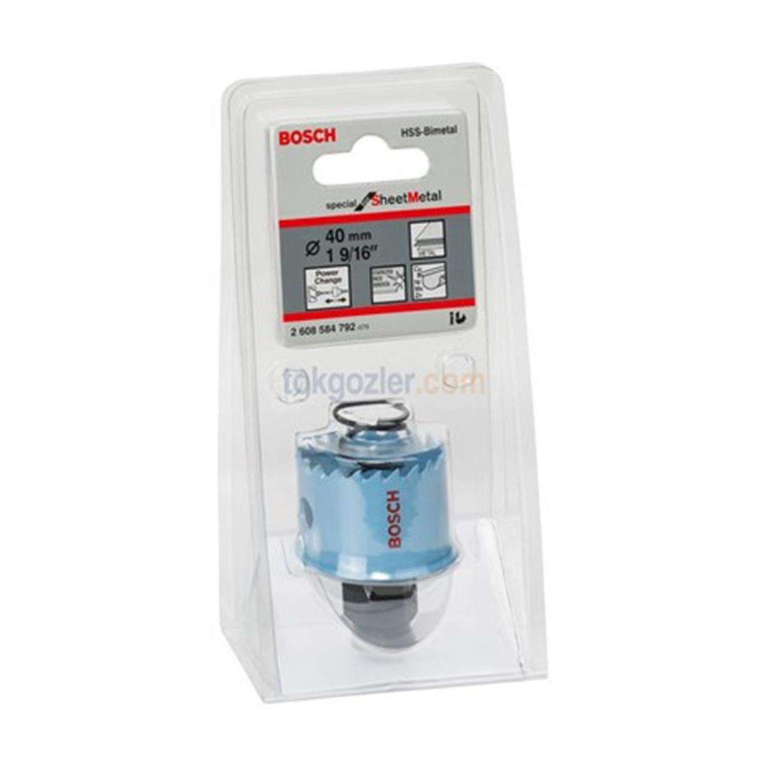 Bosch Sheet Metal Panç - Delik Açma Testeresi 40 mm