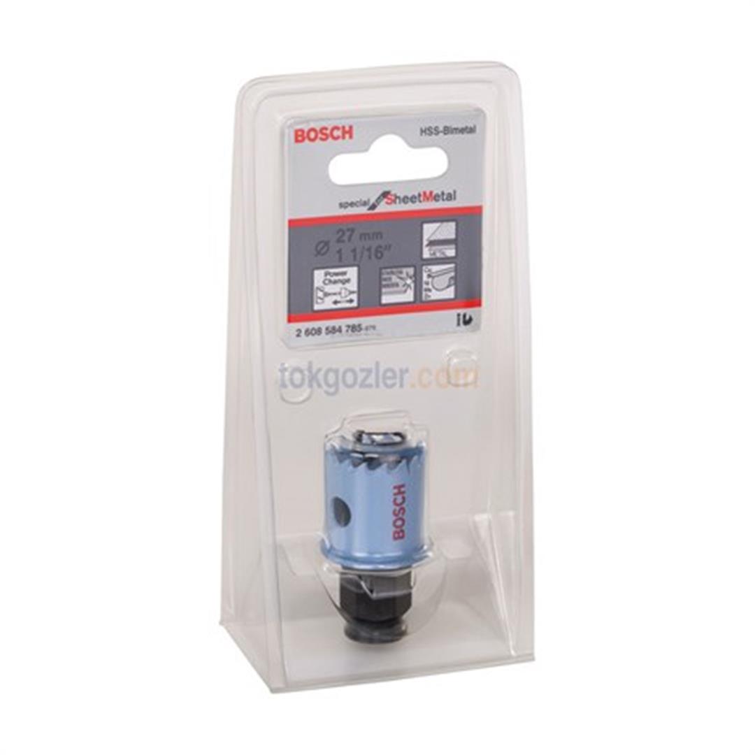 Bosch Sheet Metal Panç - Delik Açma Testeresi 27 mm