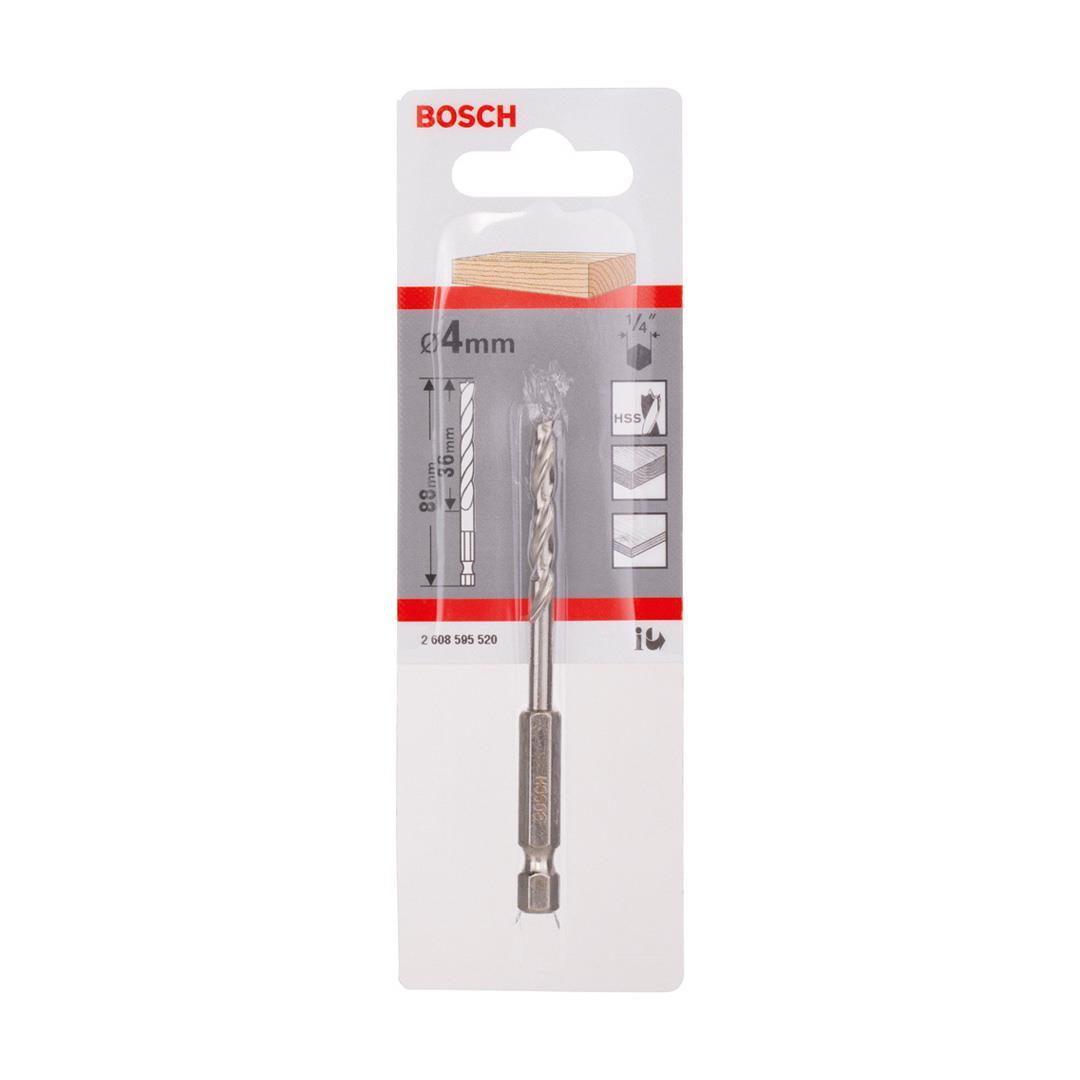 Bosch Spiral Ahşap Matkap Ucu 4x88 mm 1/4