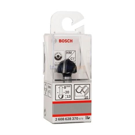 Bosch Standard Wood Ahşap İçin Boşluk Frezeleri Yarımay Freze Ucu 8x20x46x10 mm
