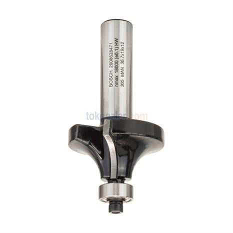 Bosch Standard Wood Ahşap İçin Freze Ucu Yuvarlama Frezesi 12x12x70 mm