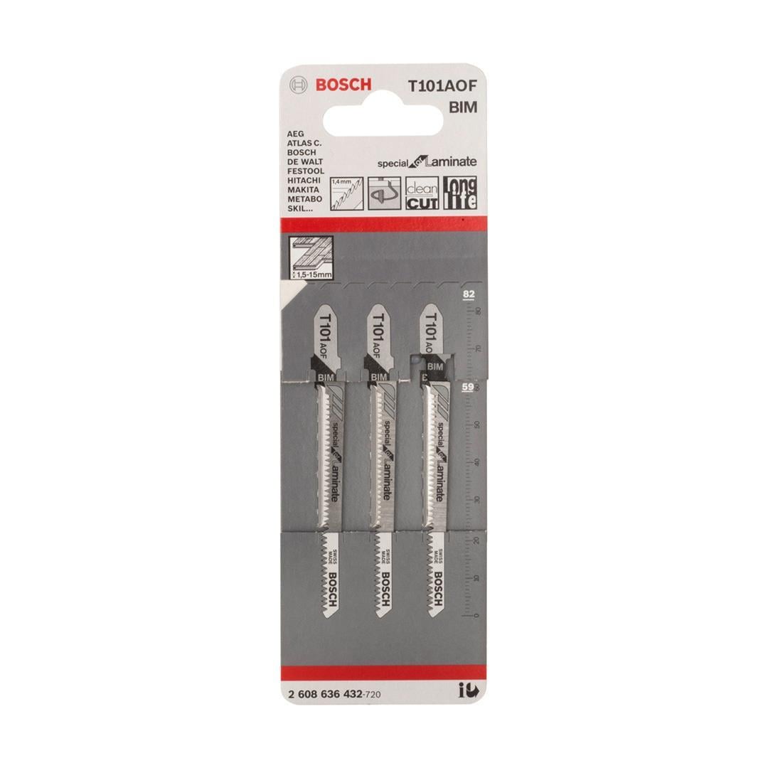 Bosch T 101 AOF Special for Laminate 3lü Laminat İçin Dekupaj Testeresi Bıçağı
