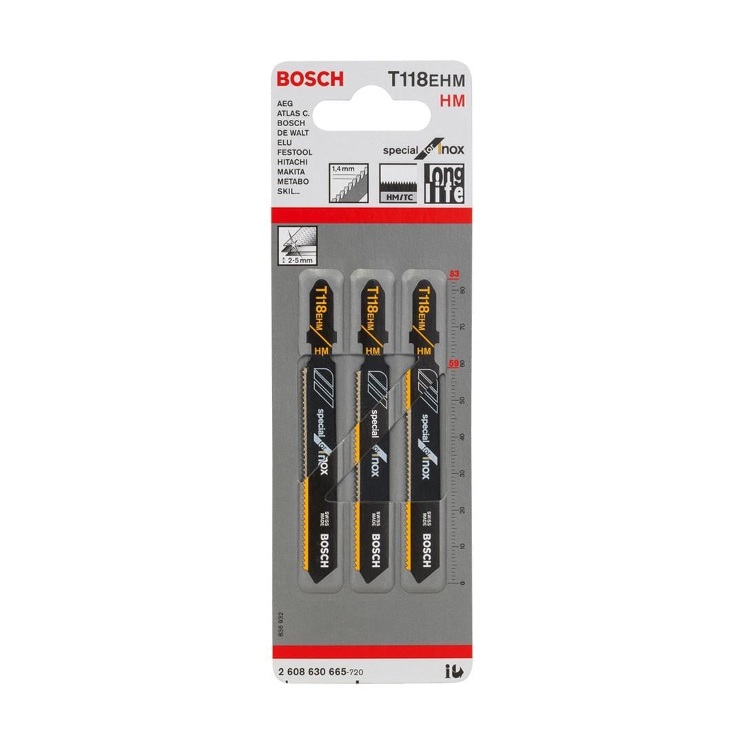 Bosch T 118 EHM Special for Inox 3lü Paslanmaz İçin Dekupaj Testeresi Bıçağı