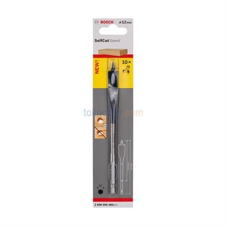 Bosch Yassı Freze Matkap Ucu Self Cut Speed Altıgen 12x152 mm
