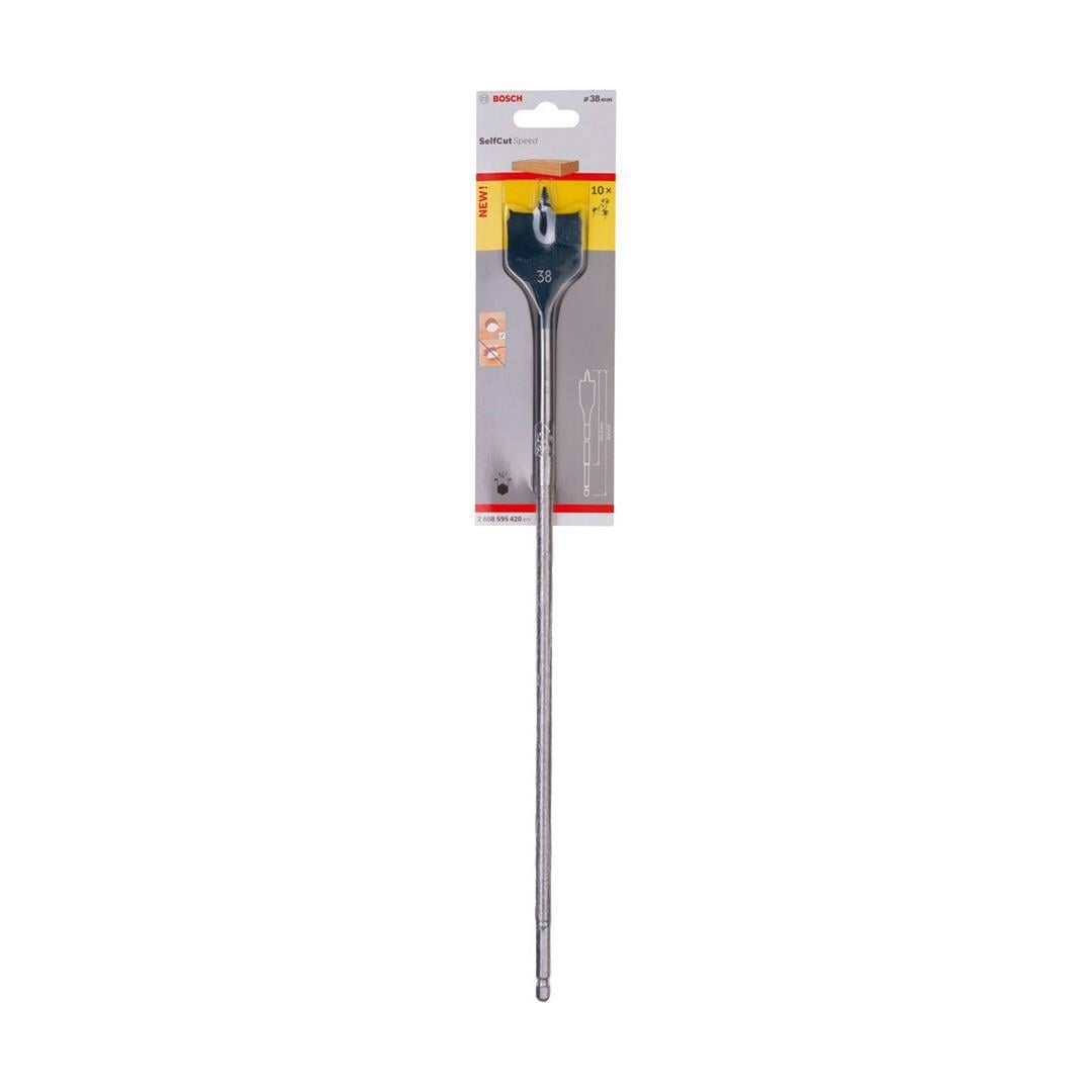 Bosch Yassı Freze Matkap Ucu Self Cut Speed Altıgen 38x400 mm