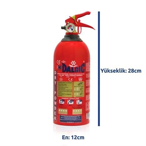 Dalgıç Yangın Söndürme Tüpü 1 Kg Abc Tozlu
