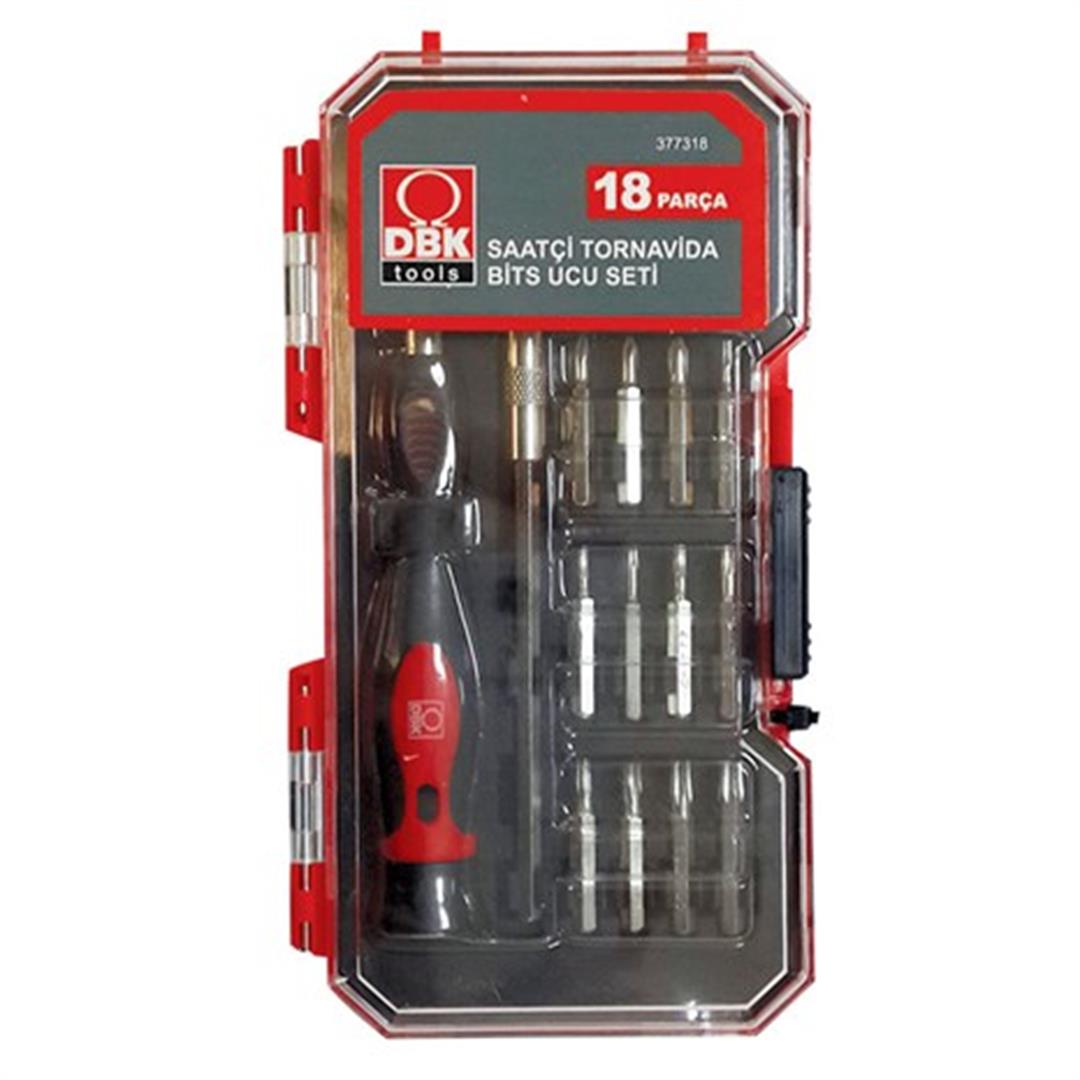 DBK Saatçi Tornavida Bits Ucu Seti 18 Parça 377318