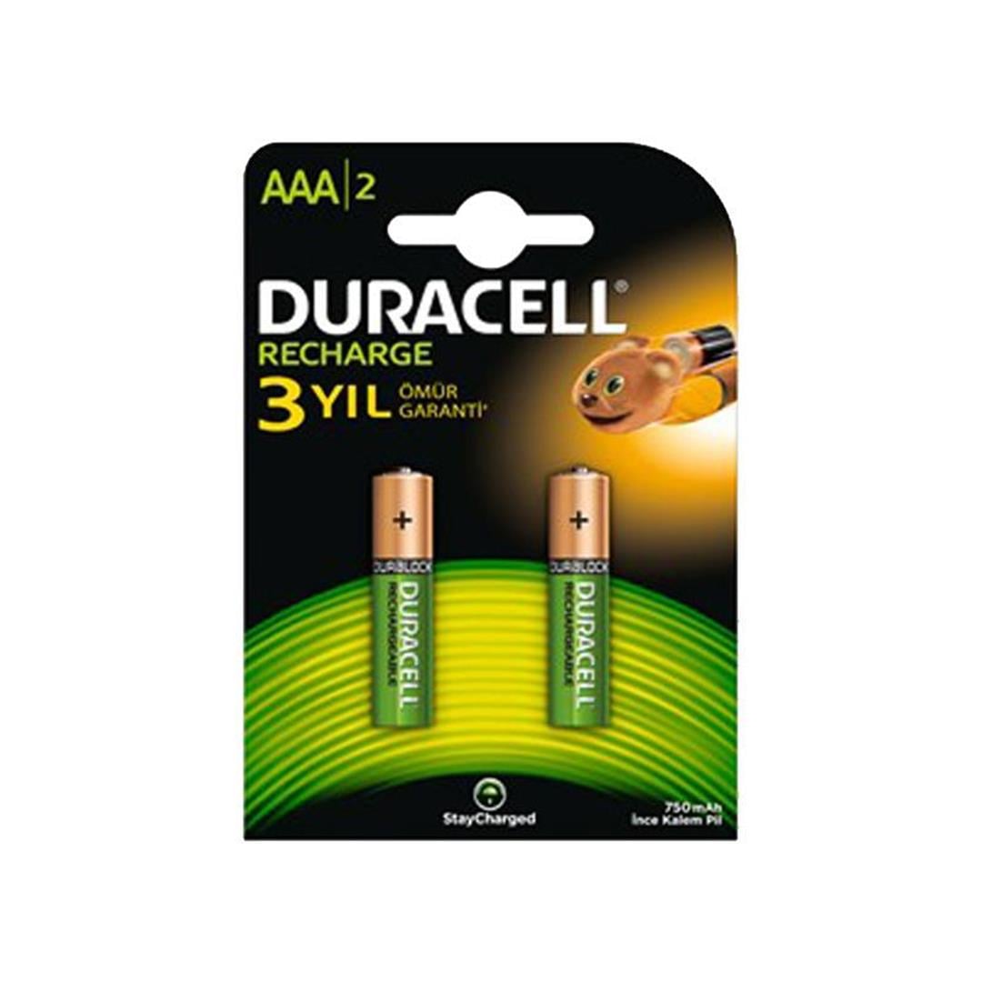 Duracell Şarj Edilebilir AAA İnce Pil 750 Mah 2'Li