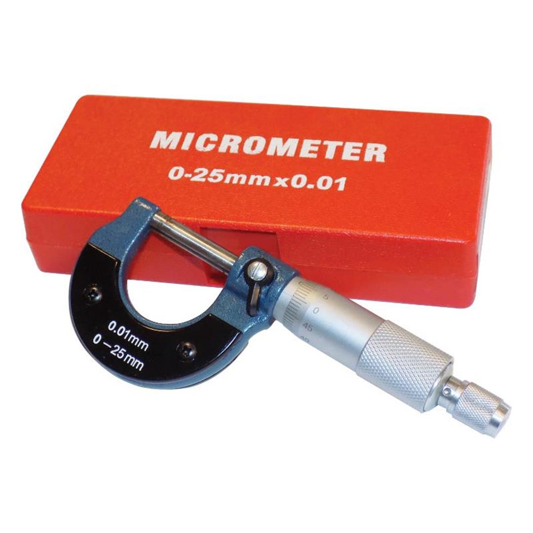 Ekonomik Mikrometre 0-25 mm 0.01 Hassasiyet