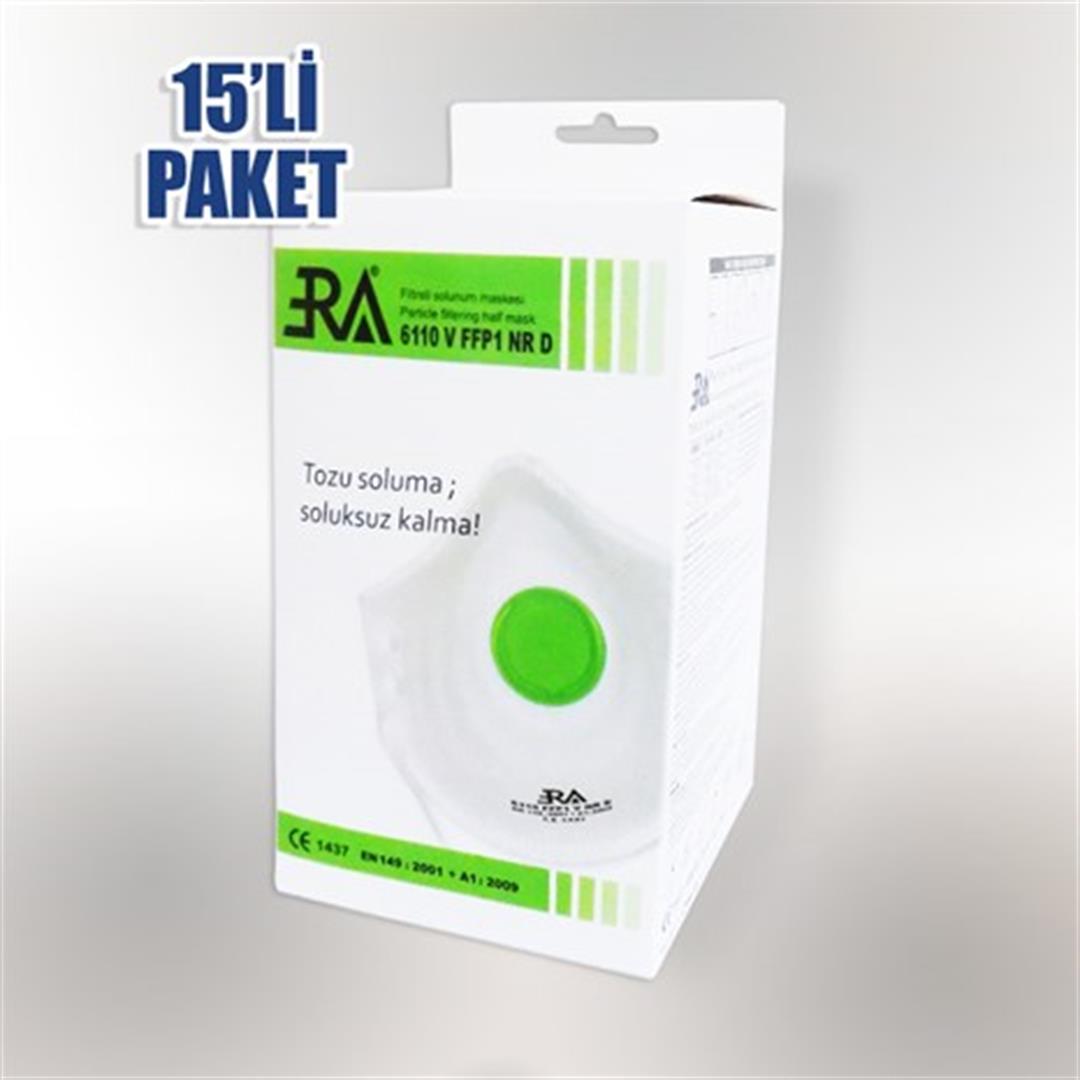 Era 6110 V FFP1 Ventilli Toz Maskesi - 15 Adet