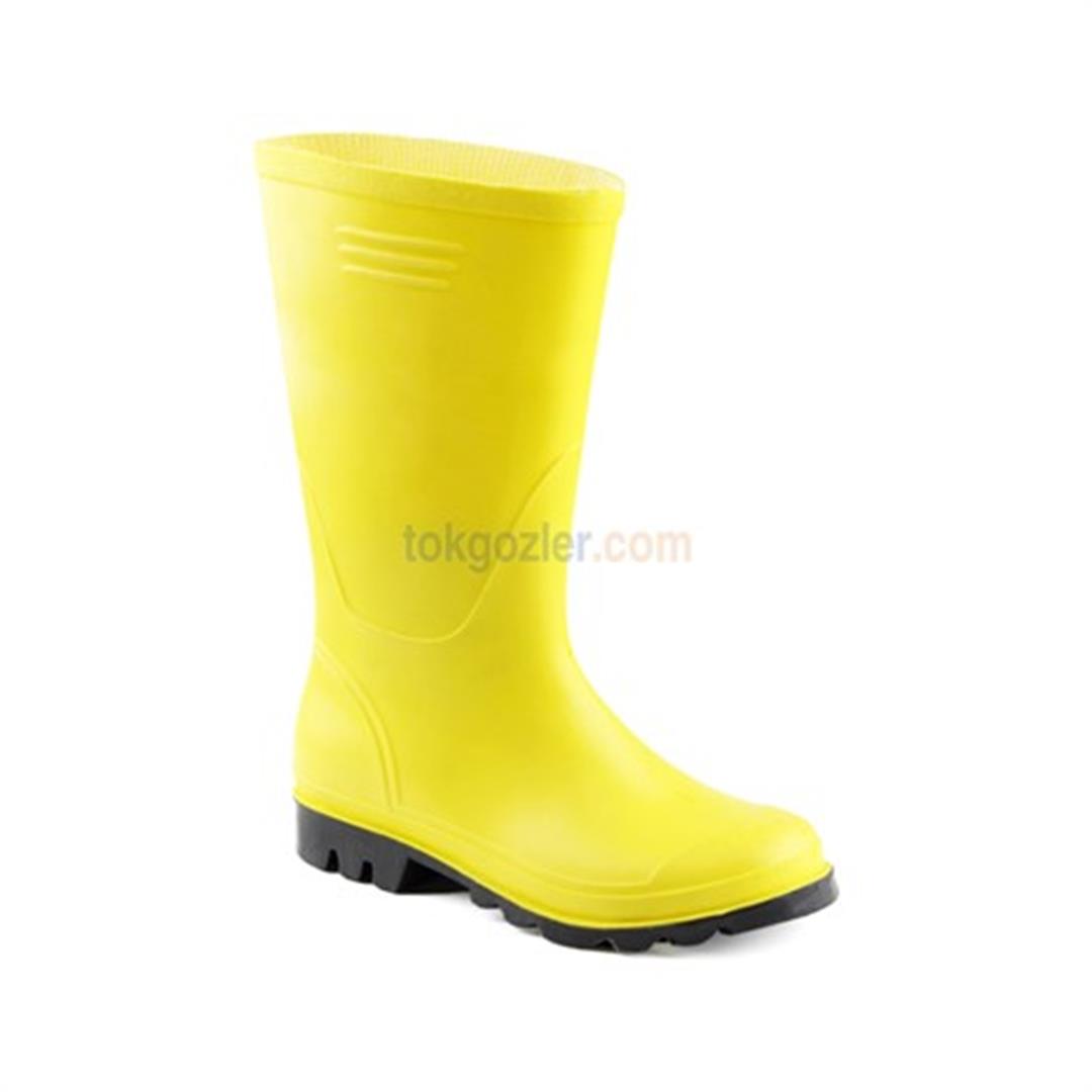 Gezer PVC Sarı Çizme Uzun Boy - 44 Numara